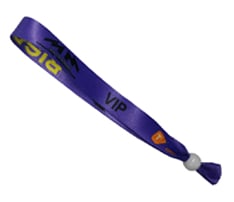 Full Color Fabric Wristband - Bead Slider