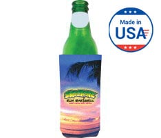 Full Color Foam Bottle Cooler, 12 oz.