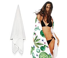 Poly-Cotton Beach Towel