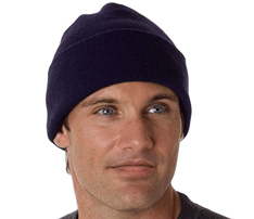 Colorful Cuffed Knitted Acrylic Beanie