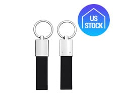 Canvas Strap Metal Keychain