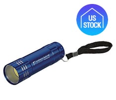 COB LED Flashlight with Wrist Strip