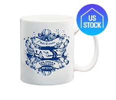 White Ceramic Mug, 11 oz.