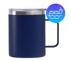 Double Wall Stainless Steel Mug, 12 oz.