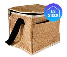 Cork Aluminum Foam Insulated Cooler Bag with Webbed Handle
