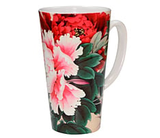 Traditional White Ceramic Mug, 17 oz.