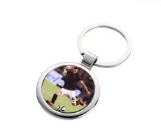 Round Metal Keychain
