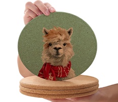 Cork Wood Coaster