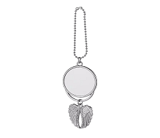 Personalized Photo Angel Wings Metal Car Tag