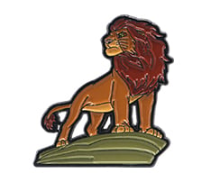 Lion King Badge Lapel Pin