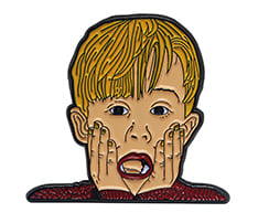 Boy Face Shaped Badge Lapel Pin