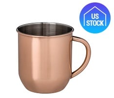 Copper Plated Mule Stainless Steel Mug, 17 oz.