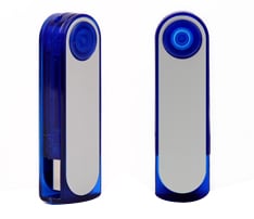 Translucent Swivel USB Flash Drive
