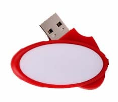 Oval Swivel USB Flash Drive