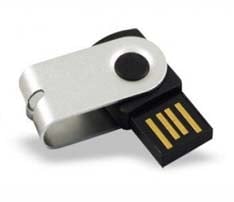 Ultra Mini Swivel USB Flash Drive