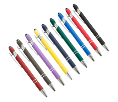 Rubberized Aluminum Stylus Pen