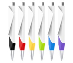Park and Post Plastic Pen with Notes Holder