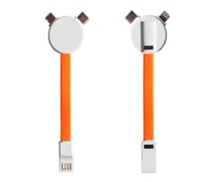 3-in-1 Round Magnet Charging Cable