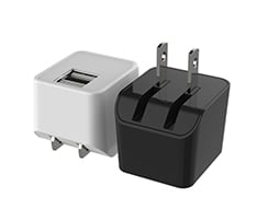 Dual Port USB Foldable Wall Plug Charger