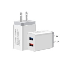 Dual Port USB Wall Plug Charger