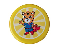 9.06 inch Colored Flying Disc