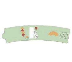 Coffee Cup Sleeve with Adjustable Buckle