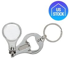 Clipper And Bottle Opener Keyring