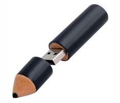 Wooden Pencil USB Flash Drive