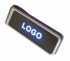 Retractable Light Up Logo USB Flash Drive