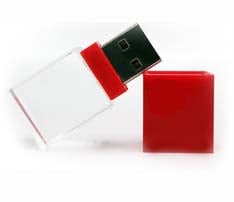 Lightweight Mini Crystal USB Flash Drive