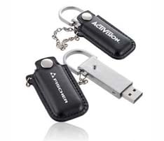 Leather Keyring USB Flash Drive