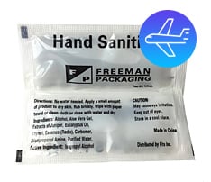 Packet Hand Sanitizer Gel, 0.07 oz.