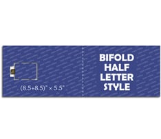 Bifold (8.5+8.5)" x 5.5" Paper Webkey