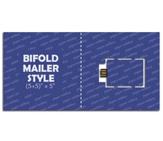 Bifold Mailer (5+5)" x 5" Paper Webkey