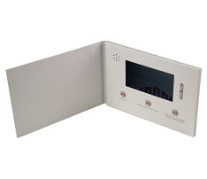 5 inch LCD A5 Size Bi-fold Video Brochure