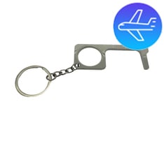 Non-Contact Zinc Alloy Door Opener Keyring