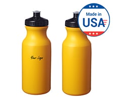 Push Cap Water Bottle, 20 oz.
