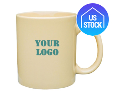 Colored Ceramic Mug, 11 oz.