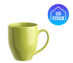 Glossy Bistro Stoneware Mug, 16 oz.