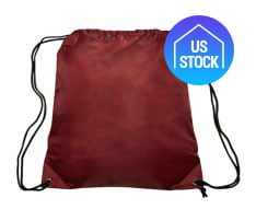 16.5" x 14" Polyester Drawstring Bag