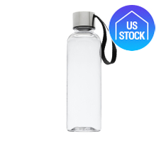 Plastic Water Bottle With Strap,17 oz.