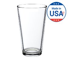 Clear Thick Pub Glass, 16 oz.