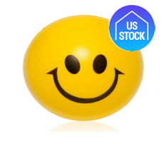 Smiley Face Shaped Stress Reliever Ball