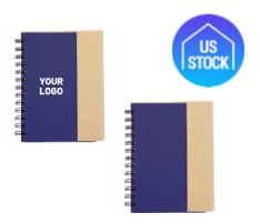 Eco-friendly Magnetic Two-Tone Spiral Notebook