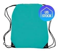 18" x 14" Polyester Drawstring Backpack