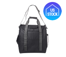 Insulated Zipper Cooler Bag with Shoulder Strap