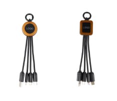 6 inch Eco-friendly LED Multifunction Charging Cable