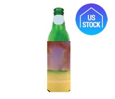 Full Color Slim Foam Bottle Cooler, 12 oz.