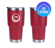 Double Wall Stainless Steel Travel Tumbler, 30 oz.