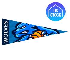 9" x 24" Full Color Felt Pennant Flag Banner